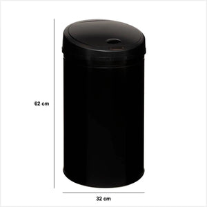 Coș de gunoi automat 5five Sensor, Negru, Metal, 42 l