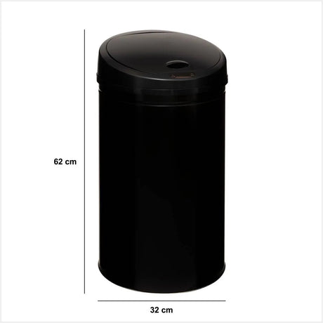 Coș de gunoi automat 5five Sensor, Negru, Metal, 42 l