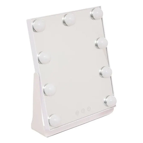 Oglindă de baie 5five Holly, LED, 27x6x32 cm, Alb