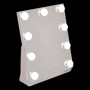 Oglindă de baie 5five Holly, LED, 27x6x32 cm, Alb