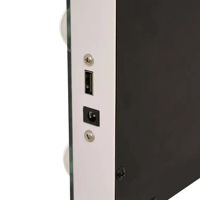 Oglindă de baie 5five Holly, LED, 50x10x42.5 cm, Alb