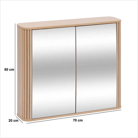 Dulap cu oglindă 5five Liora, dublu
