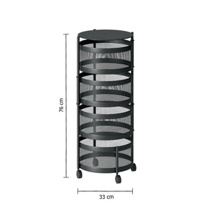 Cărucior de bucătărie 5five Mayaj, rotund, rotativ