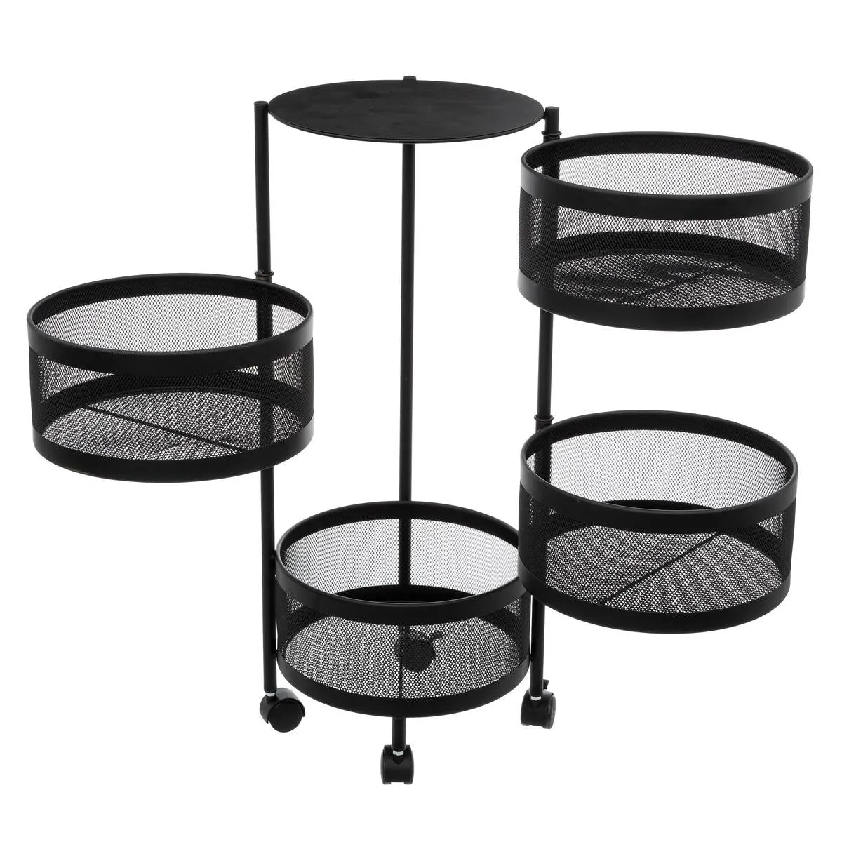 Cărucior de bucătărie 5five Mayaj, rotund, rotativ