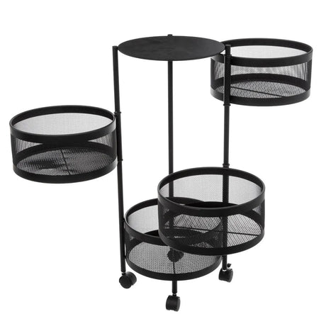 Cărucior de bucătărie 5five Mayaj, rotund, rotativ