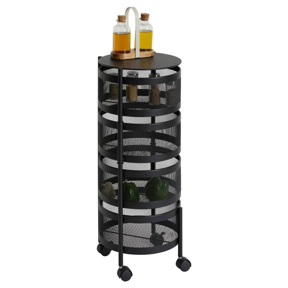 Cărucior de bucătărie 5five Mayaj, rotund, rotativ