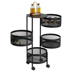 Cărucior de bucătărie 5five Mayaj, rotund, rotativ