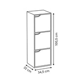 Raft 5five Mix'n Modul Natural Door, 3 compartimente