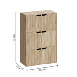 Raft 5five Mix'n Modul Natural Door, 6 compartimente