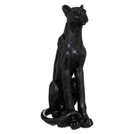 Figură decorativă Leopard cu atmosferă, Rășină, 90 cm