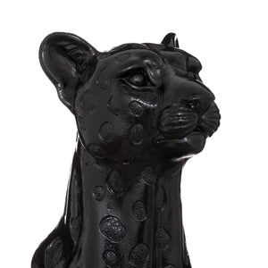 Figură decorativă Leopard cu atmosferă, Rășină, 90 cm