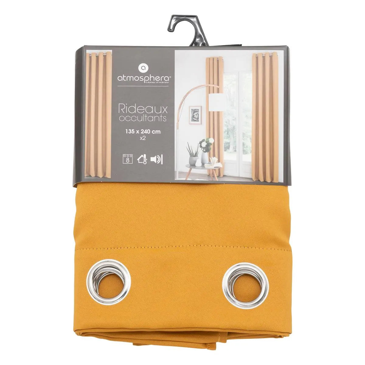 Set de perdele opace Atmosphere, 135x240 cm, 2 buc.