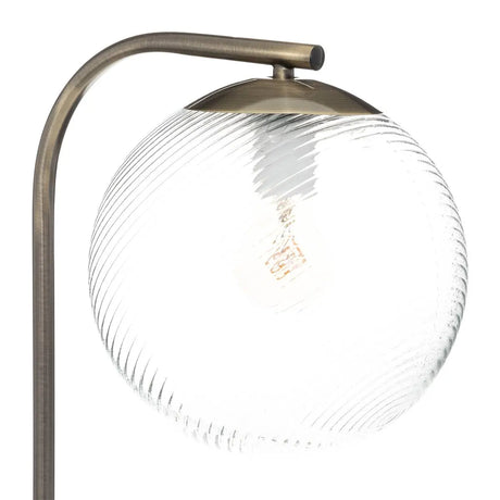 Lampion atmosferă Noapte, Metal, Auriu, 153 cm