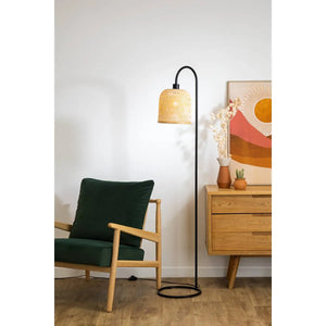 Lampă Atmosphere Moki, Bambus, Alb, 150 cm