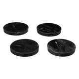 Suporturi pentru pahare Secret de Gourmet, marmură neagră, 10cm