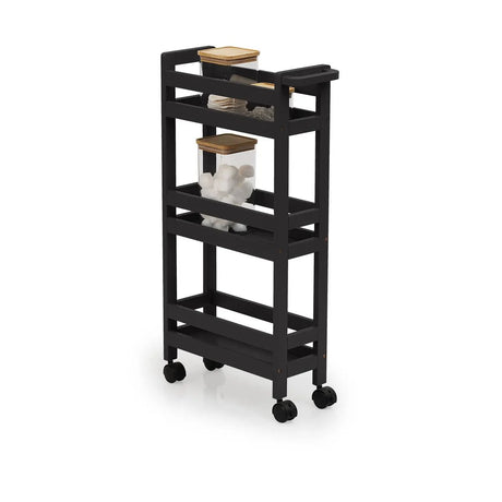 Raft pe roți 5five Colors, raft multifuncțional pentru baie și casă