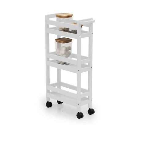 Raft pe roți 5five Colors, raft multifuncțional pentru baie și casă