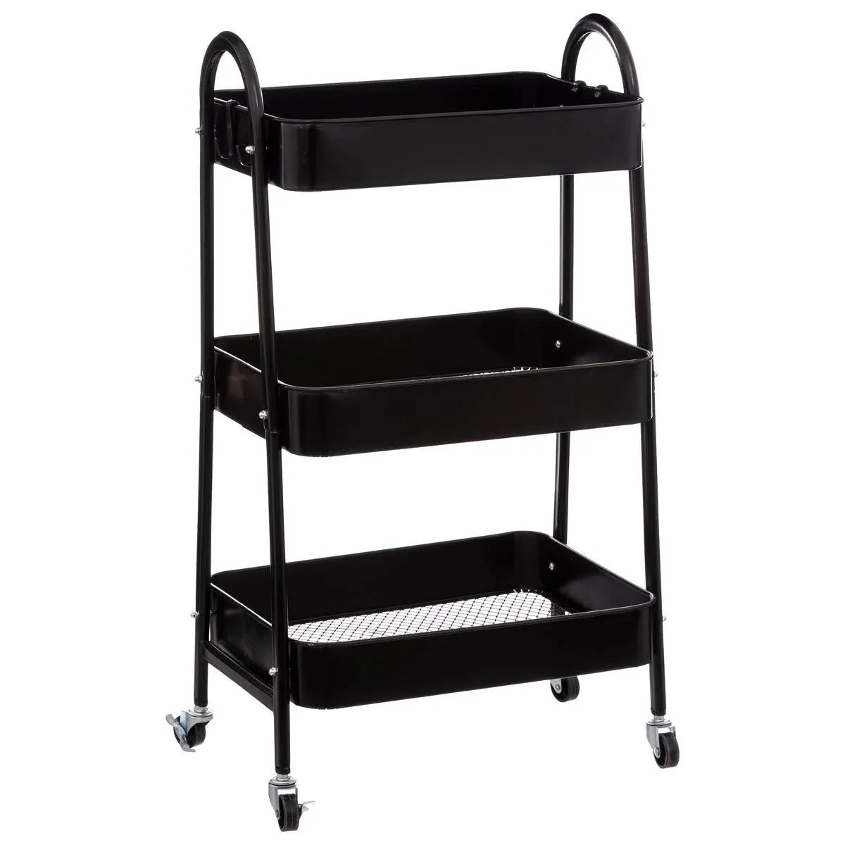 Cărucior de bucătărie 5five, Metal, 3 niveluri, Mic