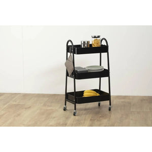 Cărucior de bucătărie 5five, Metal, 3 niveluri, Mic
