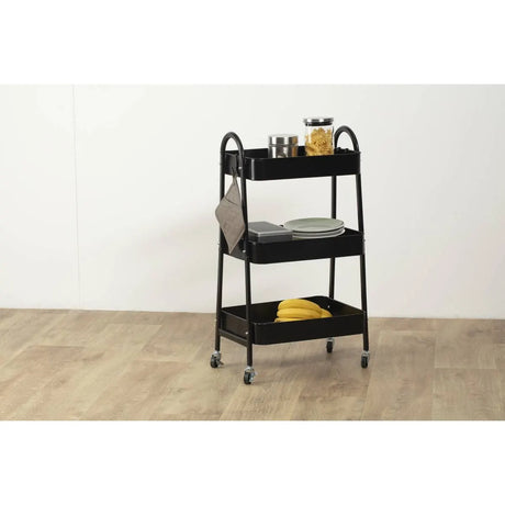 Cărucior de bucătărie 5five, Metal, 3 niveluri, Mic