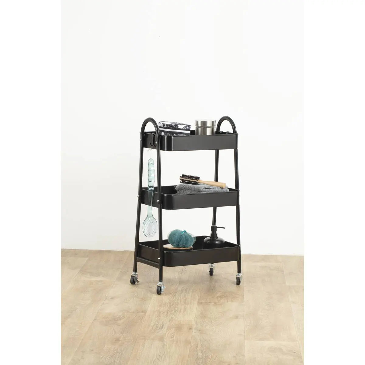 Cărucior de bucătărie 5five, Metal, 3 niveluri, Mic