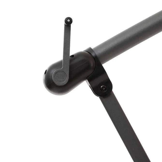 Градински чадър със странична стойка Hesperide Manoa, Кехлибар, 2.5x2.5 m