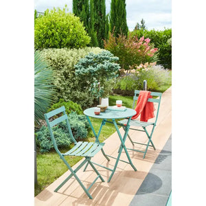 Masă rotundă de grădină Hesperide Greensboro, verde