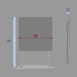 Masă de grădină pătrată Hesperide Greensboro, albă