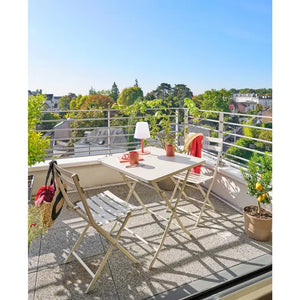 Masă de grădină pătrată Hesperide Greensboro, albă