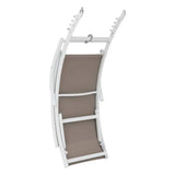 Șezlong pliabil Hesperide Samba, aluminiu