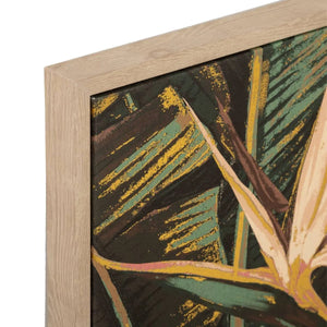 Pictură înrămată Atmosphera Daphné, Imprimeu pe pânză 58x78 cm, Efect aluminiu