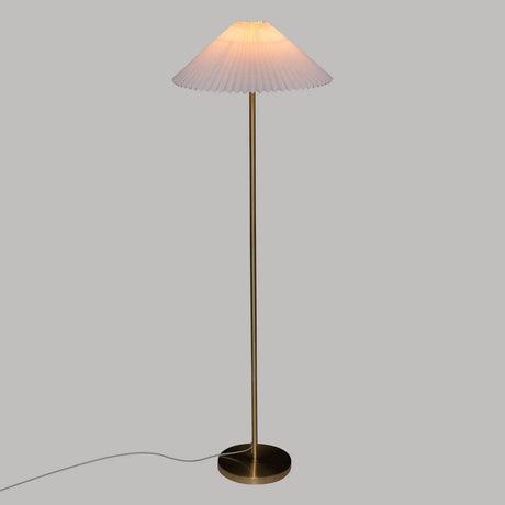Lampă de atmosferă Jiling, Metal, Auriu, 150 cm