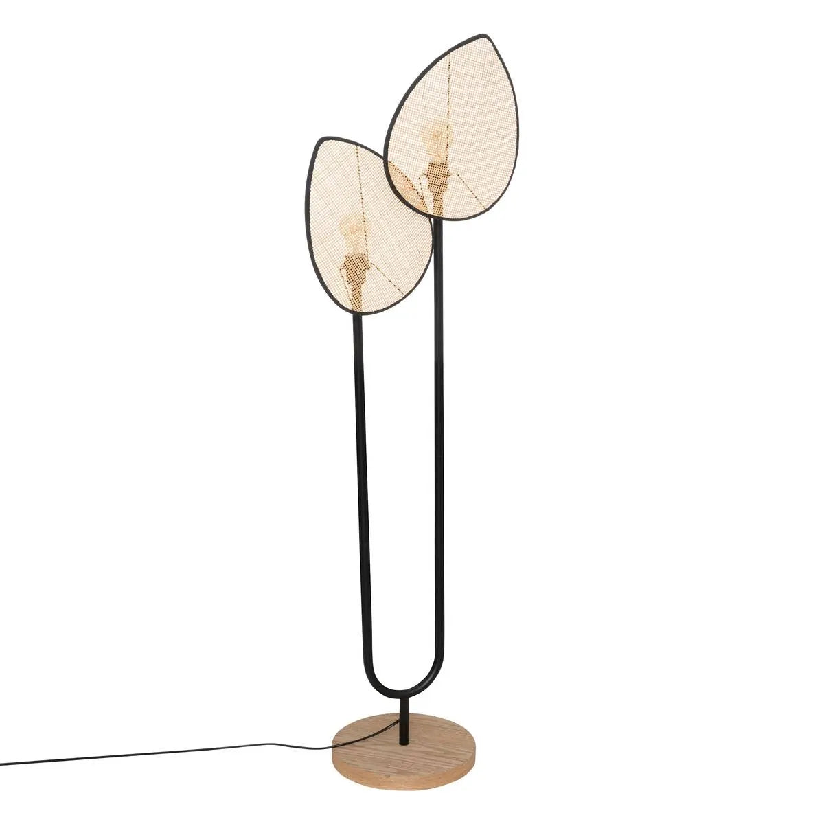 Lampă atmosphera Olme Design, Metal și Lemn, Natural, 143 cm