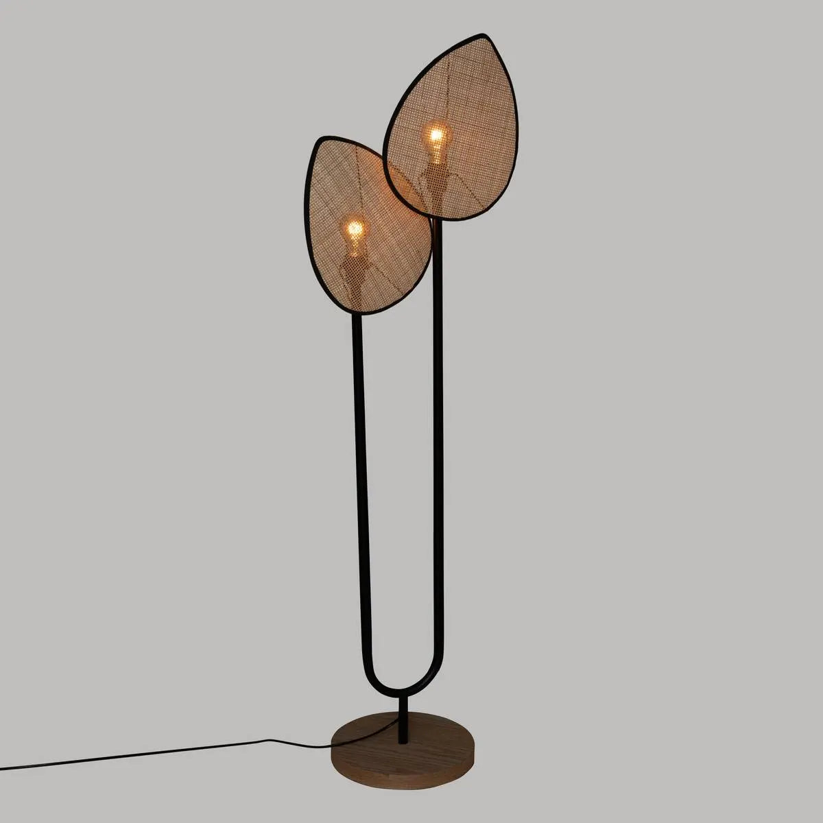 Lampă atmosphera Olme Design, Metal și Lemn, Natural, 143 cm