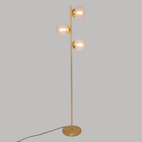 Atmosfera de lampion Le Collectionneur, Metal si Sticla, Auriu, 162 cm