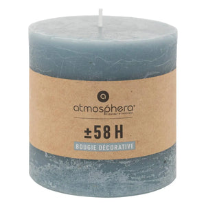 Lumânare neparfumată Atmosphera Olia, Rotundă, 10x10 cm