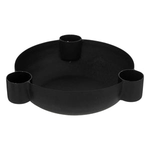 Sfeșnic atmosferă Jiling, Metal, Ø15 cm