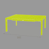 Masă de grădină extensibilă Hesperide Evasion, aluminiu, 10 locuri