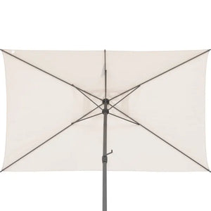 Прав накланящ се чадър Hesperide Loompa, Пшеница/Глина, 2x3 m