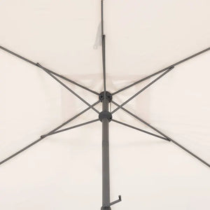 Прав накланящ се чадър Hesperide Loompa, Пшеница/Глина, 2x3 m