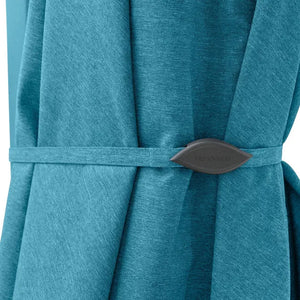 Градински чадър със странична стойка Hesperide Melhia, Накланящ се, Olefin, Синьо-зелено, 4x3 m