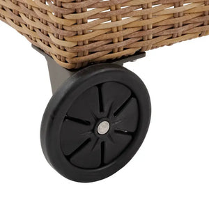 Шезлонг Hesperide Malta, Алуминий и изкуствен ратан, Савана