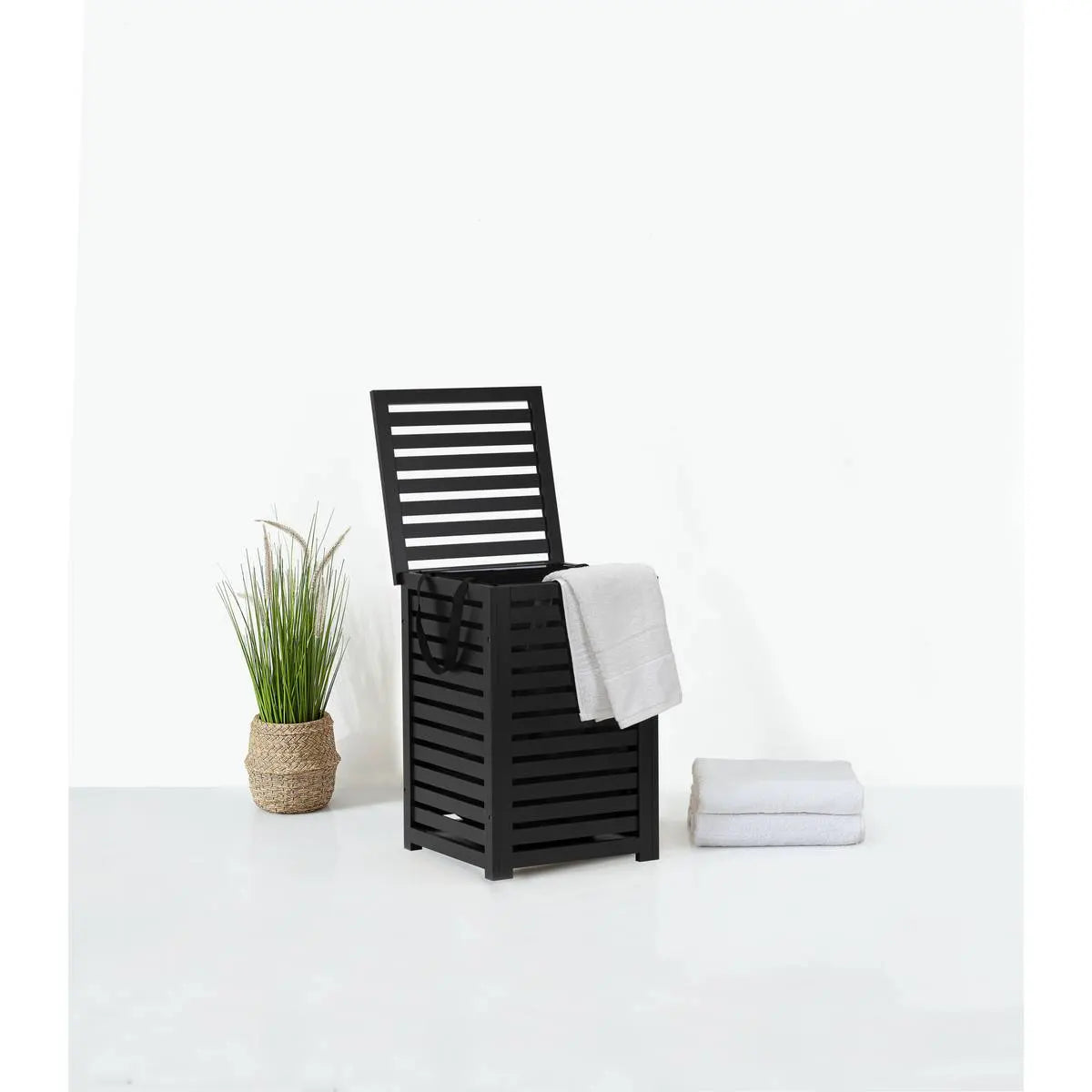 Coș de rufe 5five Sicla, Bambus, 65 L