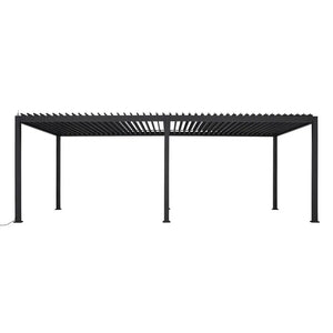 Електрическа беседка Hesperide Evora, Алуминий, Графит, 6x3.6 m