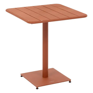 Masă pătrată de grădină Hesperide Phuket, portocalie