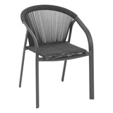 Scaun de grădină pentru masă Hesperide Riu, aluminiu