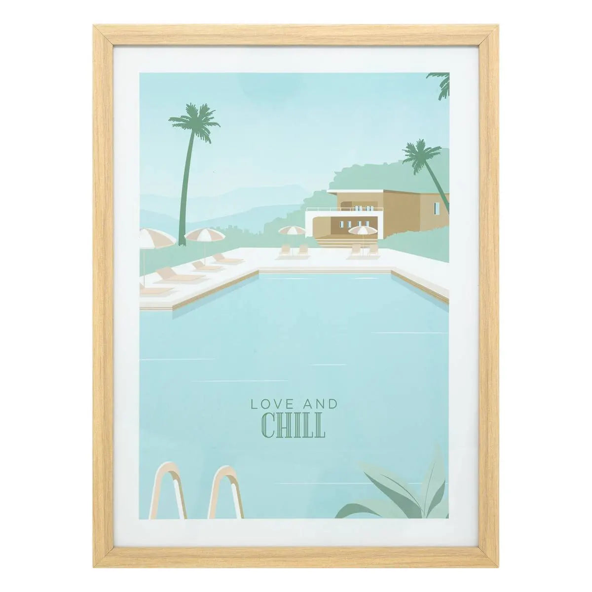 Poster înrămat atmosferă François, 30x40 cm, Dragoste