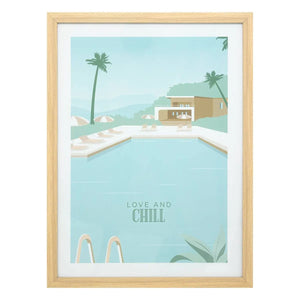 Poster înrămat atmosferă François, 30x40 cm, Dragoste