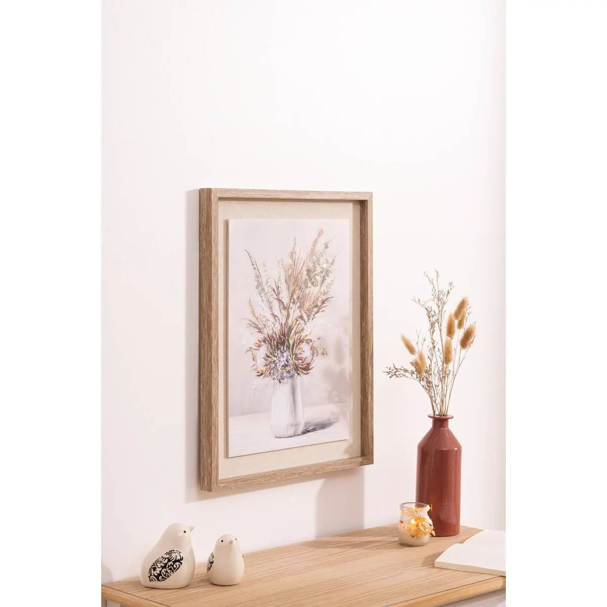 Tablou cu ramă atmosferă Tiana, Imprimeu pe vază 40x50 cm