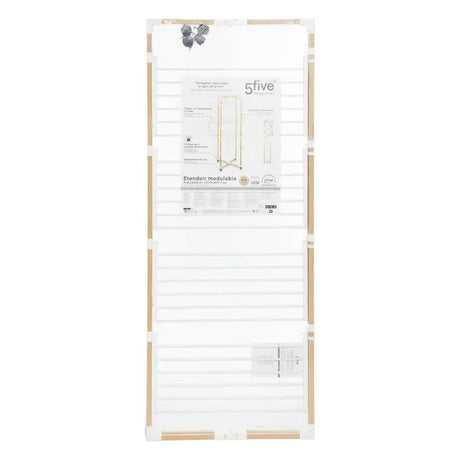 Uscător de rufe 5five Turn cu efect de lemn, efect metalic de lemn, 40 m